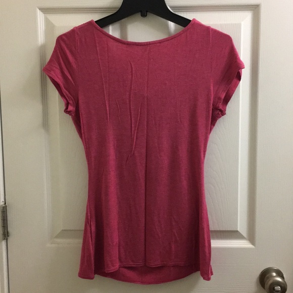 Max Studio Short Sleeve Draped T-Shirt Small S - Picture 3 of 5